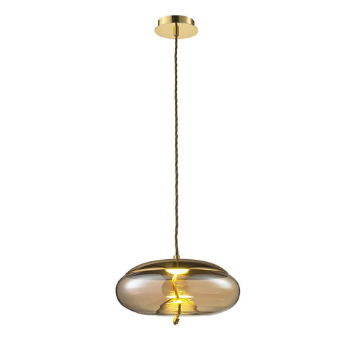 Подвесной светодиодный светильник Lumien Hall Avila LH4110/1PD-GD-AM Подвесной светодиодный светильник Lumien Hall Avila LH4110/1PD-GD-AM