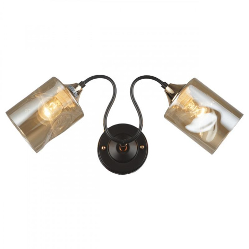 Бра IMEX MD.4052-2-W COFFEE+FGD Бра IMEX MD.4052-2-W COFFEE+FGD