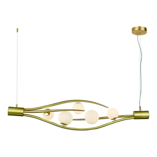 Подвесная люстра Indigo Flusso 11025/5P Gold V000230 Подвесная люстра Indigo Flusso 11025/5P Gold V000230