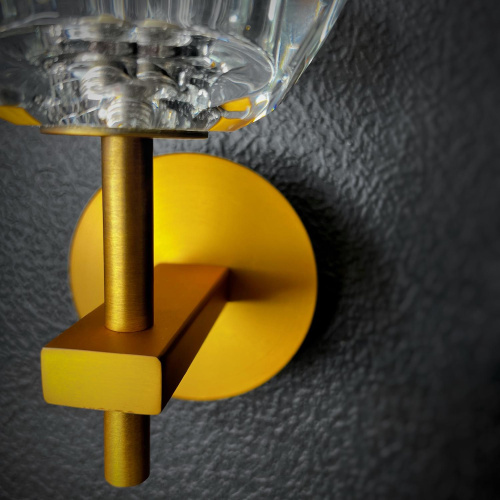 Бра Rh Boule De Cristal Single Sconce Brass By Imperiumloft