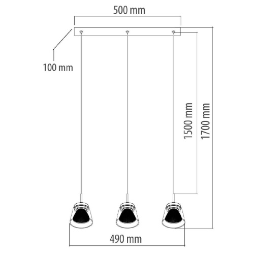 Подвесной светодиодный светильник De Markt Торес 110011103