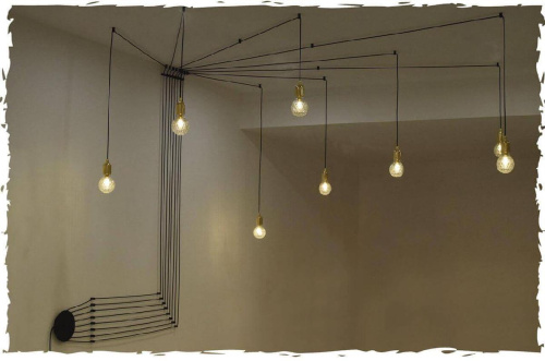 Подвесная люстра Lussole Loft GRLSP-9554 Подвесная люстра Lussole Loft GRLSP-9554