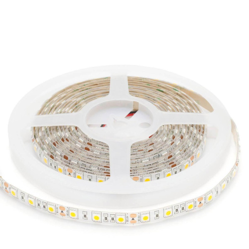 Светодиодная влагозащищенная лента Apeyron 14,4W/m 60Led/m 5050SMD дневной белый 5M 00-144 Светодиодная влагозащищенная лента Apeyron 14,4W/m 60Led/m 5050SMD дневной белый 5M 00-144
