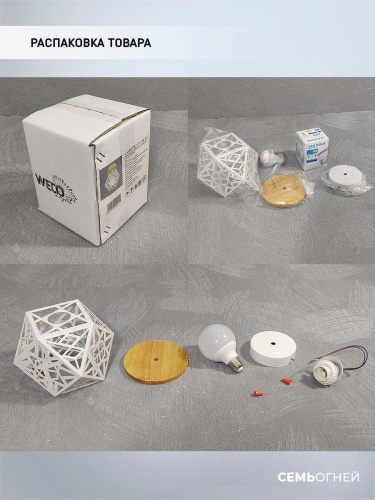 Потолочный светильник Seven Fires Aland WD3572/1C-WT Потолочный светильник Seven Fires Aland WD3572/1C-WT