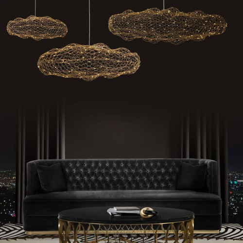 Подвесной светодиодный светильник Loft IT Cloud 10247/1000 Gold Подвесной светодиодный светильник Loft IT Cloud 10247/1000 Gold