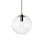 Подвесной светильник Ball 40 black/clear