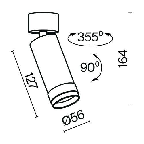 Потолочный светильник Technical C055CL-L12W4K-Z-B Потолочный светильник Technical C055CL-L12W4K-Z-B