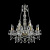 Подвесная люстра Bohemia Ivele 1411/8+4/195/h-70/Pa