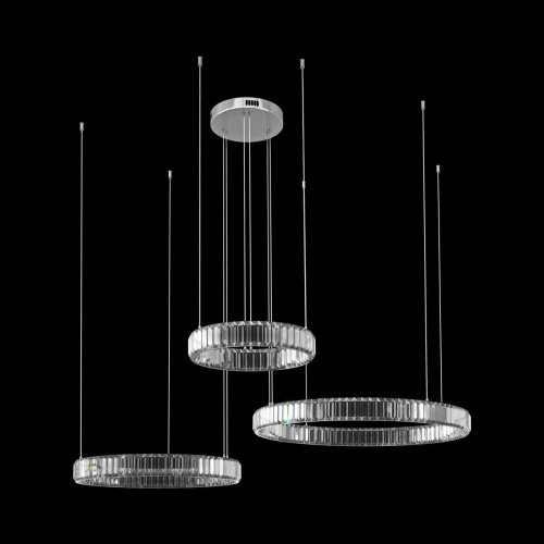 Подвесной светодиодный светильник Loft IT Crystal ring 10135/3 Chrome Подвесной светодиодный светильник Loft IT Crystal ring 10135/3 Chrome