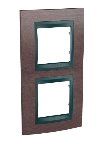 Рамка 2-постовая вертикальная Schneider Electric Unica Top MGU66.004V.2M4