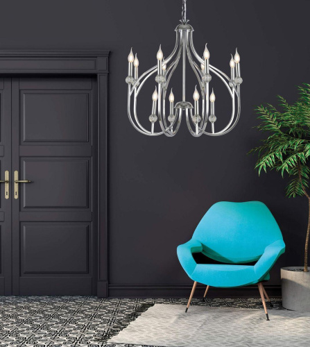 Подвесная люстра Lumina Deco Archetype LDP 1250-12 CHR Подвесная люстра Lumina Deco Archetype LDP 1250-12 CHR