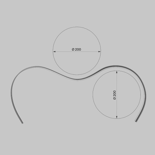 Комплектующие к светодиодной ленте Led Strip ALM-1806-S-2M