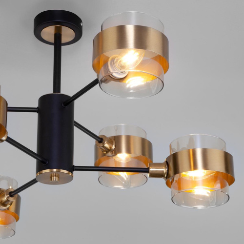 Потолочная люстра Eurosvet Arcada 70127/6 черный Потолочная люстра Eurosvet Arcada 70127/6 черный