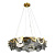 Подвесная люстра Lussole Lauderdale LSP-8599