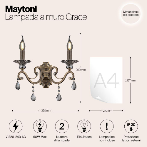 Бра Maytoni Grace RC247-WL-02-R