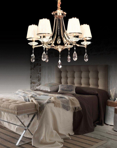 Подвесная люстра Lumina Deco Dominni LDP 9268-6 GD Подвесная люстра Lumina Deco Dominni LDP 9268-6 GD