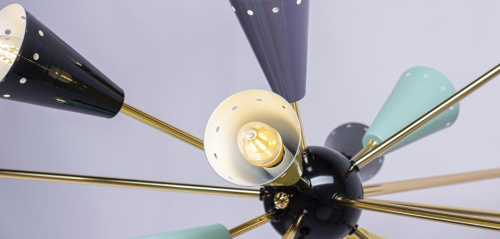 Люстра Sputnik Chandelier Multi Color By Imperiumloft