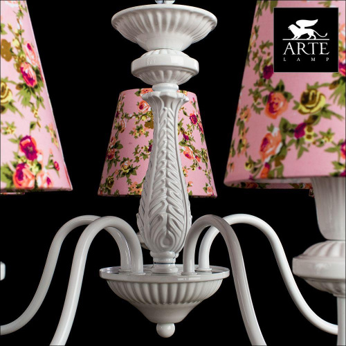 Подвесная люстра Arte Lamp Provence A9212LM-5WH Подвесная люстра Arte Lamp Provence A9212LM-5WH