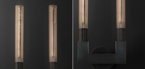 Бра Rh Cannelle Wall Lamp Double Sconces Black By Imperiumloft