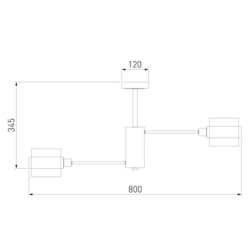 Потолочная люстра Eurosvet Arcada 70127/8 хром Потолочная люстра Eurosvet Arcada 70127/8 хром