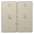 Клавиша двойная Schneider Electric Merten D-Life MTN3429-6033