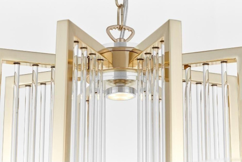 Подвесная люстра Lumina Deco Manhattan LDP 8012-8 F.GD Подвесная люстра Lumina Deco Manhattan LDP 8012-8 F.GD