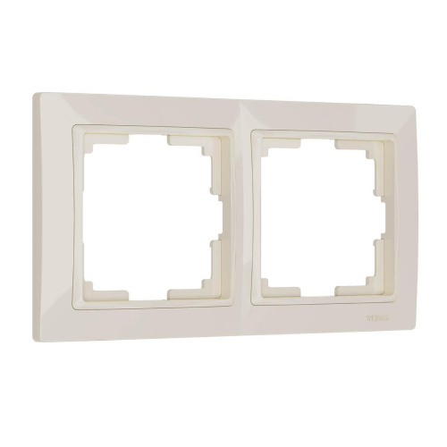 Рамка Werkel Snabb Basic на 2 поста слоновая кость WL03-Frame-02 4690389098727