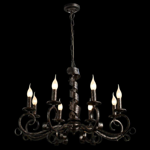 Подвесная люстра Arte Lamp Arena A8952LM-8BG Подвесная люстра Arte Lamp Arena A8952LM-8BG