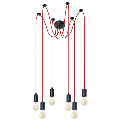 Подвесная люстра Arte Lamp Bender A4322SP-6RD Подвесная люстра Arte Lamp Bender A4322SP-6RD