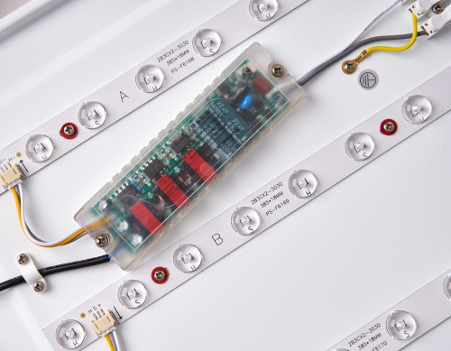 Потолочный светодиодный светильник Ambrella light Orbital Crystal FF76 Потолочный светодиодный светильник Ambrella light Orbital Crystal FF76