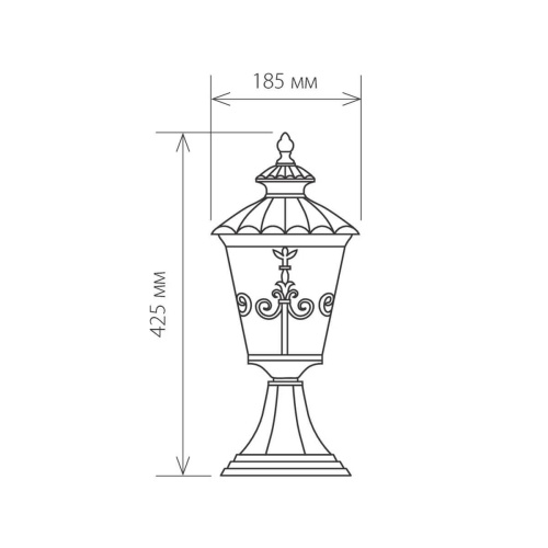 Уличный светильник Elektrostandard Diadema a028002