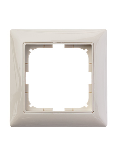 Рамка 1-постовая ABB Basic55 слоновая кость 2CKA001725A1484