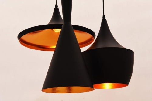 Подвесная люстра Lumina Deco Foggi LDP 7712-3 BK Подвесная люстра Lumina Deco Foggi LDP 7712-3 BK