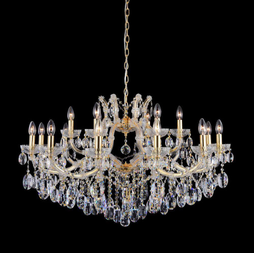 Подвесная люстра Crystal Lux Hollywood SP12+6 Gold Подвесная люстра Crystal Lux Hollywood SP12+6 Gold