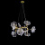 Подвесная люстра iLamp Savage 9070-D600 GD