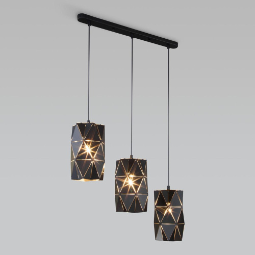 Подвесной светильник Eurosvet Reprise 50145/3 черный Подвесной светильник Eurosvet Reprise 50145/3 черный