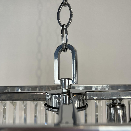 Люстра Rh 1920S Odeon Clear Glass Fringe Chrome 100 By Imperiumloft