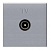 Розетка TV ABB Zenit серебро 2CLA225070N1301