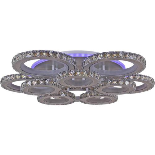 Потолочная светодиодная люстра Reluce 03900-0.3-5+5B WH+CR (RGB)