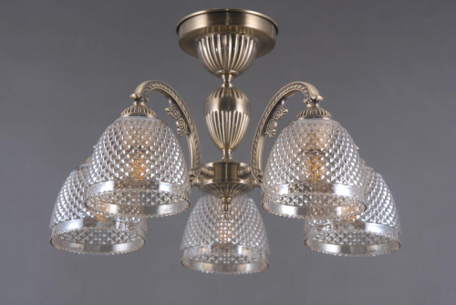 Потолочная люстра Elvan LU-39678/5-E27-BrCl