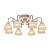 Потолочная люстра Arte Lamp A7072PL-8WG