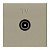 Розетка TV ABB Zenit шампань 2CLA225070N1901