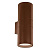 Уличный настенный светильник Ideal Lux Gun AP2 Big Coffee 163611