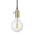 Подвесной светильник Ideal Lux Doc SP1 Ottone 163154
