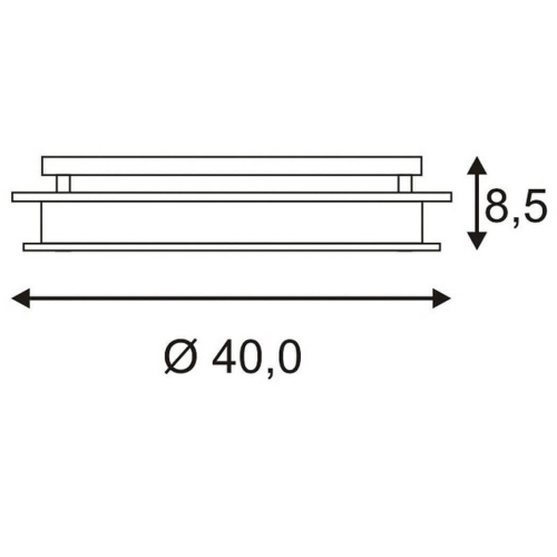 Потолочный светильник SLV Glassa 155185