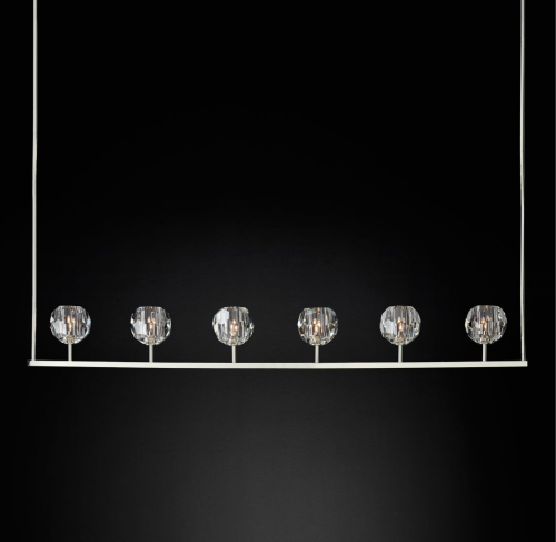 Люстра Rh Boule De Cristal Linear Chandelier 6 By Imperiumloft
