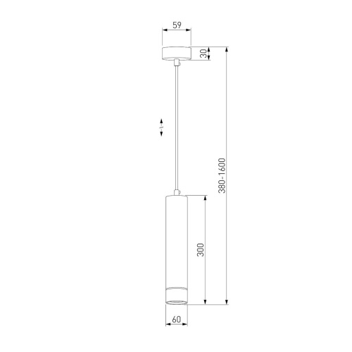 Подвесной светильник Elektrostandard DLN107 GU10 белый/серебро a047735