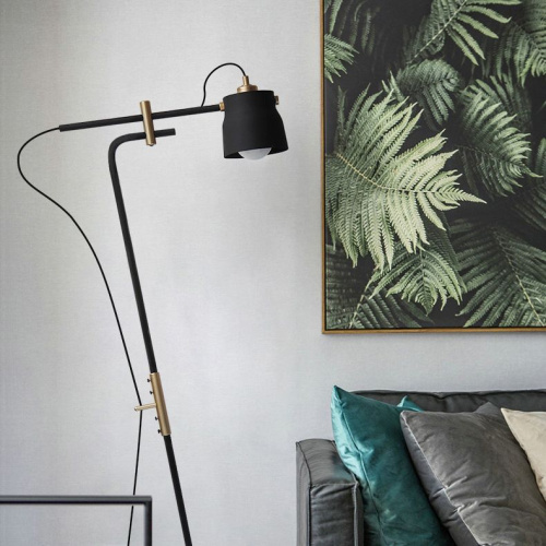 Торшер Ram Flor Black By Imperiumloft