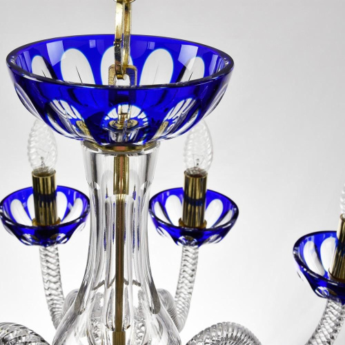 Подвесная люстра Bohemia Ivele 1308/10/240 G Cl/Clear-Blue/H-1H Подвесная люстра Bohemia Ivele 1308/10/240 G Cl/Clear-Blue/H-1H