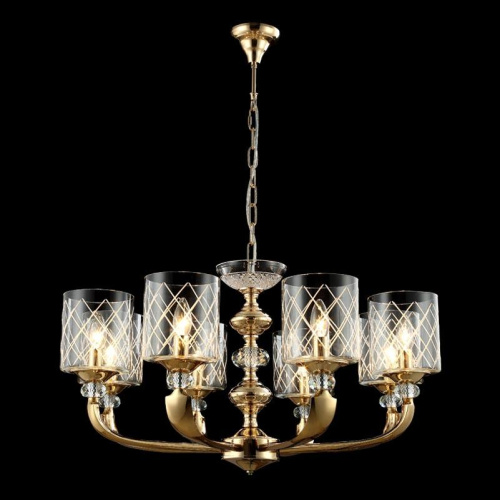 Подвесная люстра Crystal Lux Gracia SP8 Gold Подвесная люстра Crystal Lux Gracia SP8 Gold
